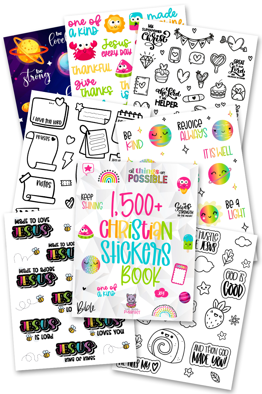 Christian Sticker Book {1,500+ Stickers} – Sarah Titus